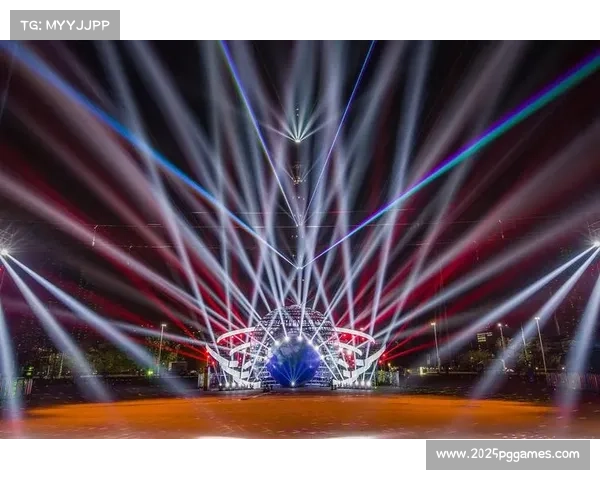 赛前灯光秀，娱乐与体育结合